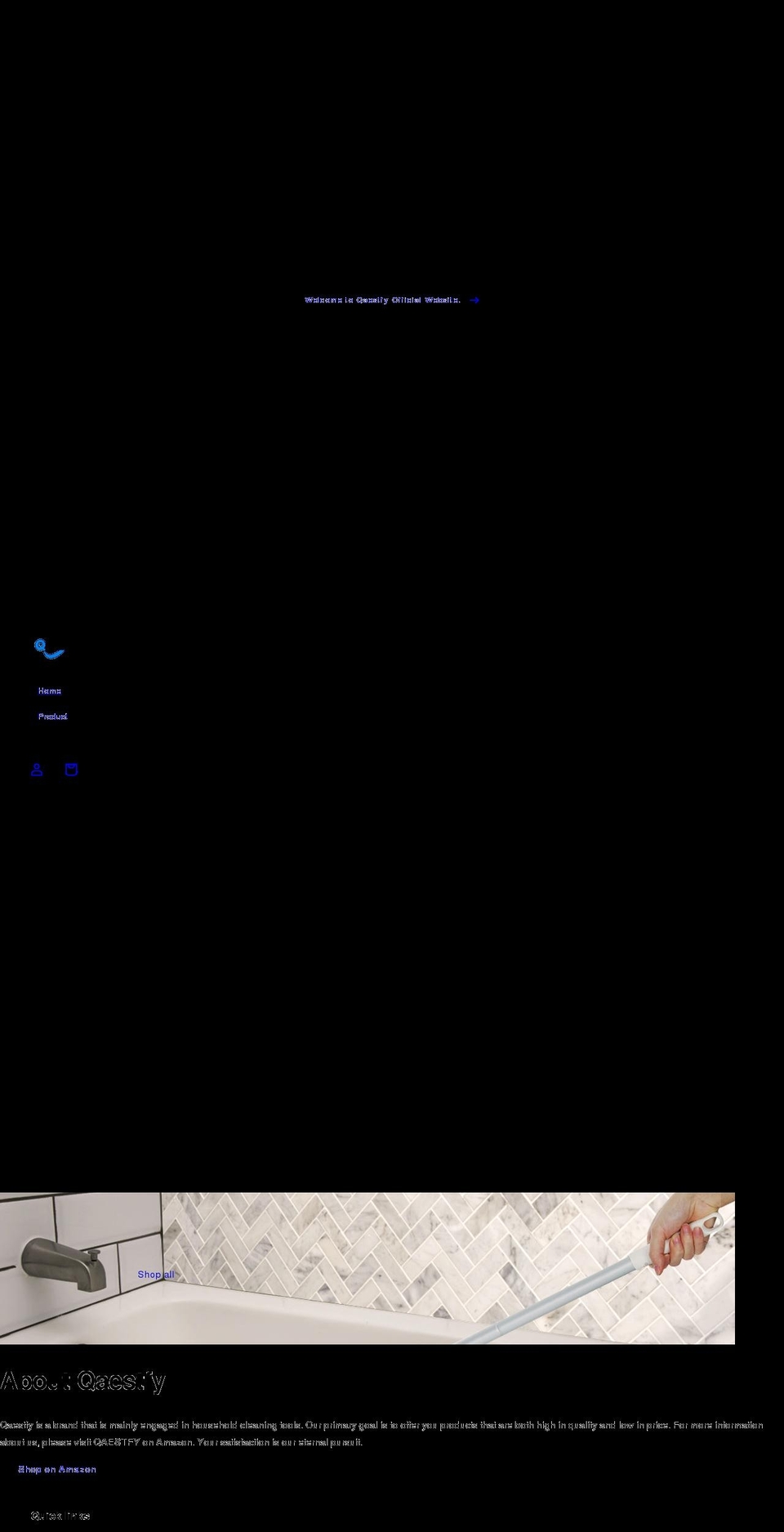 qaestfy.com shopify website screenshot