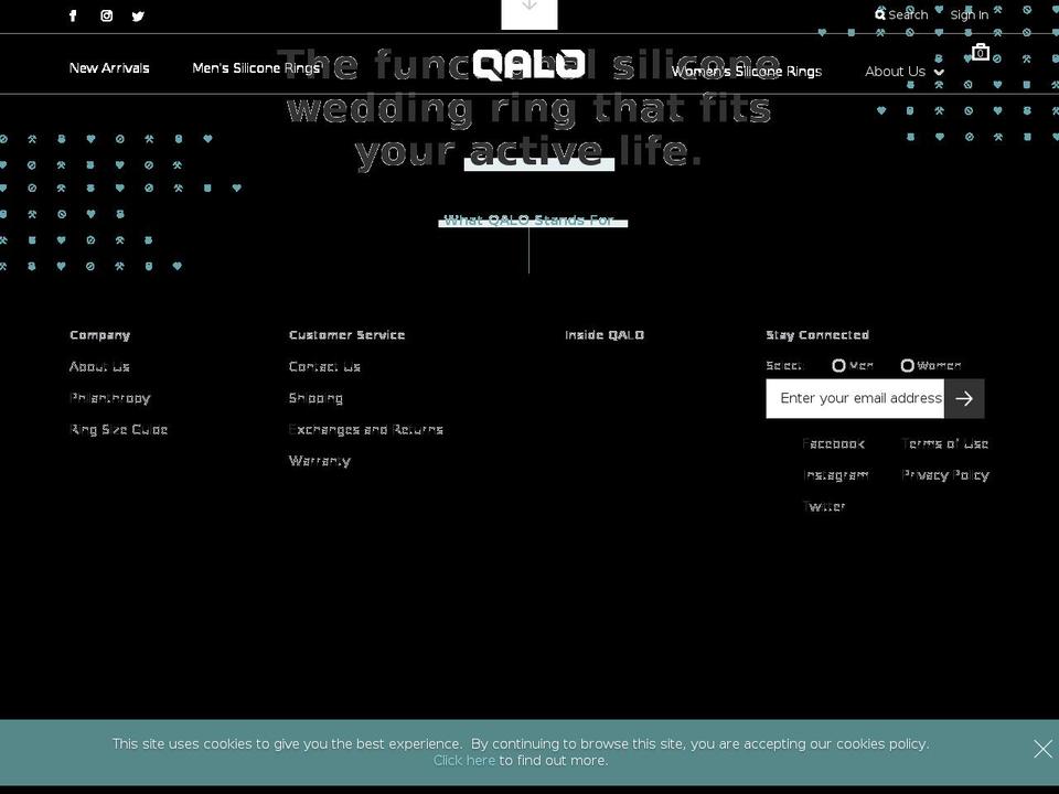 qalo.com.au shopify website screenshot