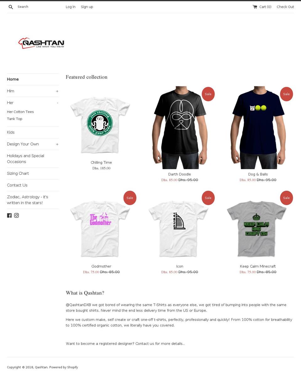 qashtan.com — Shopify storefront screenshot