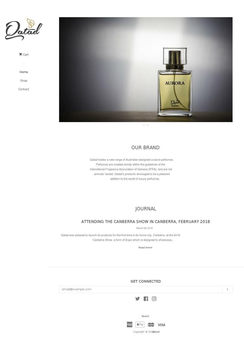 Qatad Shopify theme site example qatad.com