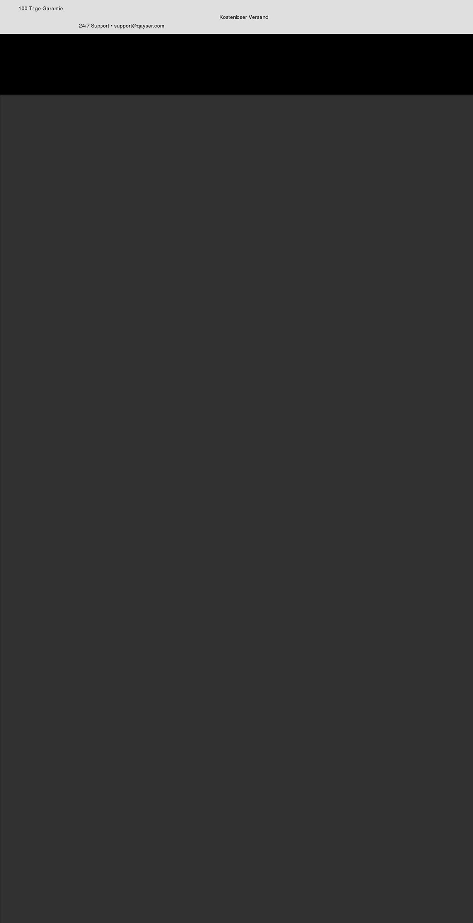 qayser.com shopify website screenshot
