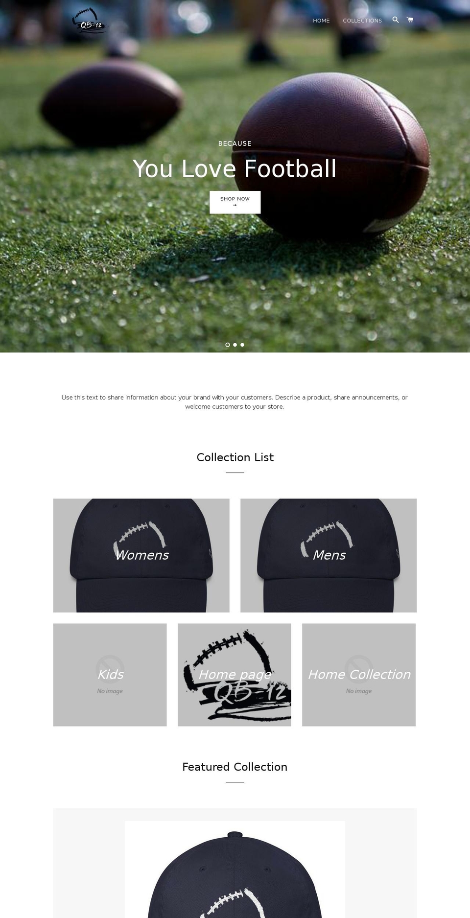 qb-12.com — Shopify storefront screenshot