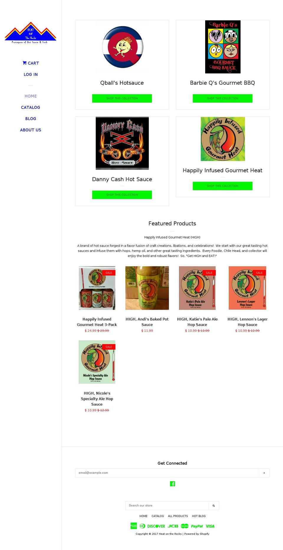 qballshotsauce.com shopify website screenshot