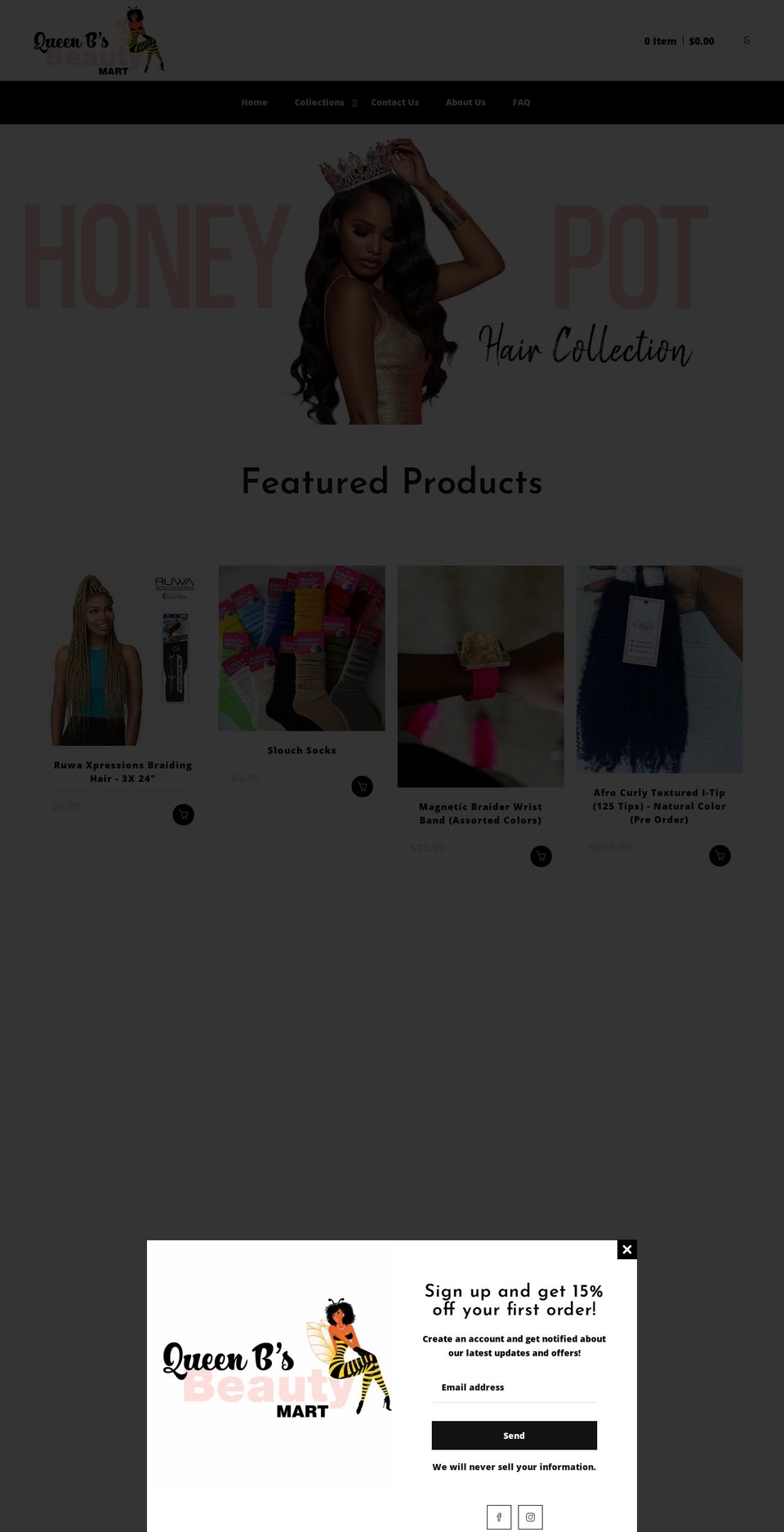 qbbeauty.co shopify website screenshot