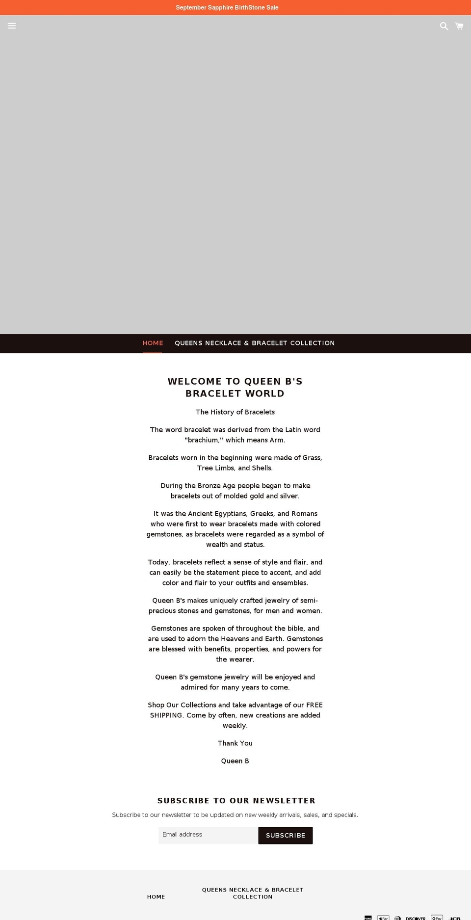 qbgems.com — Shopify storefront screenshot