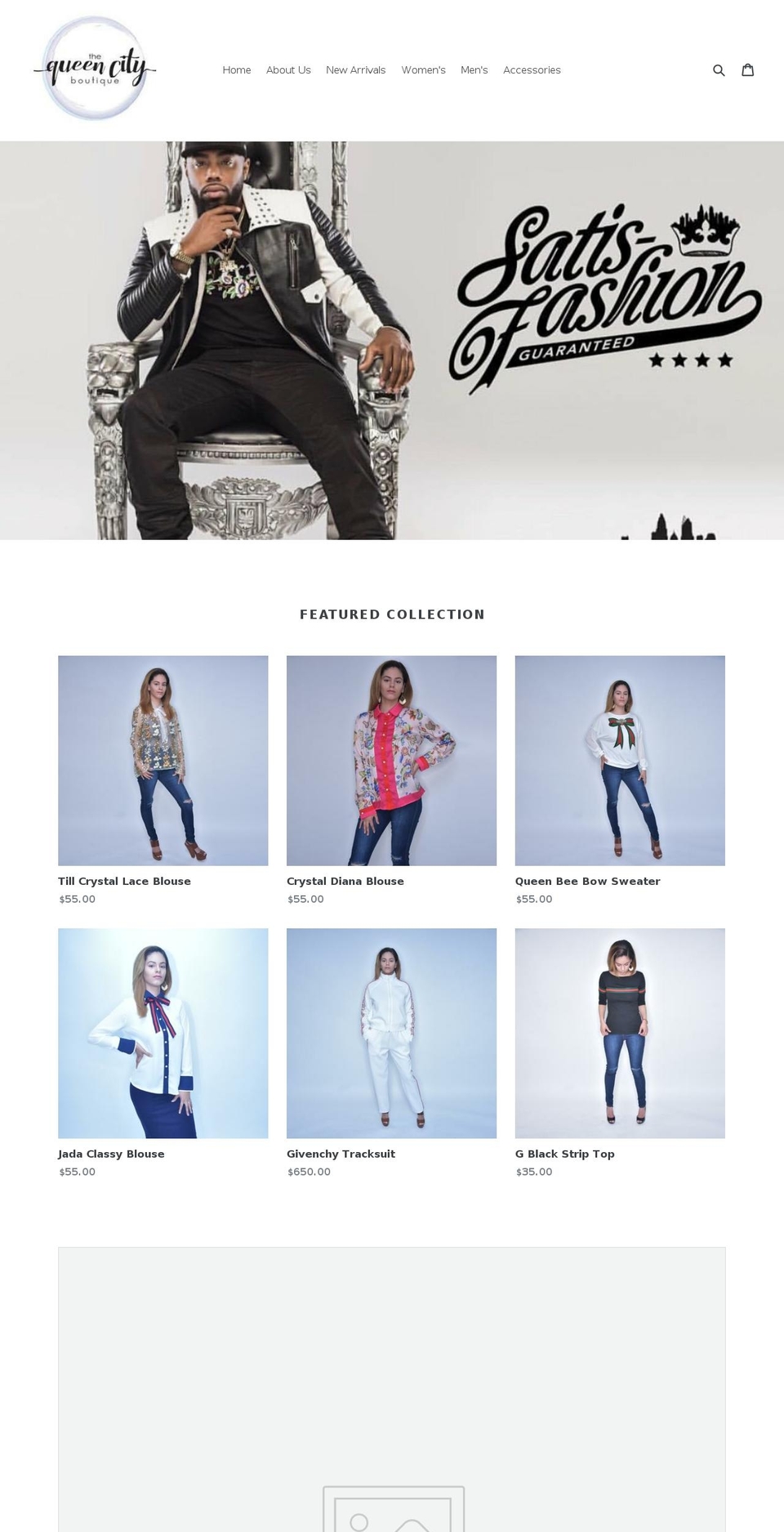 qcboutique.com — Shopify storefront screenshot