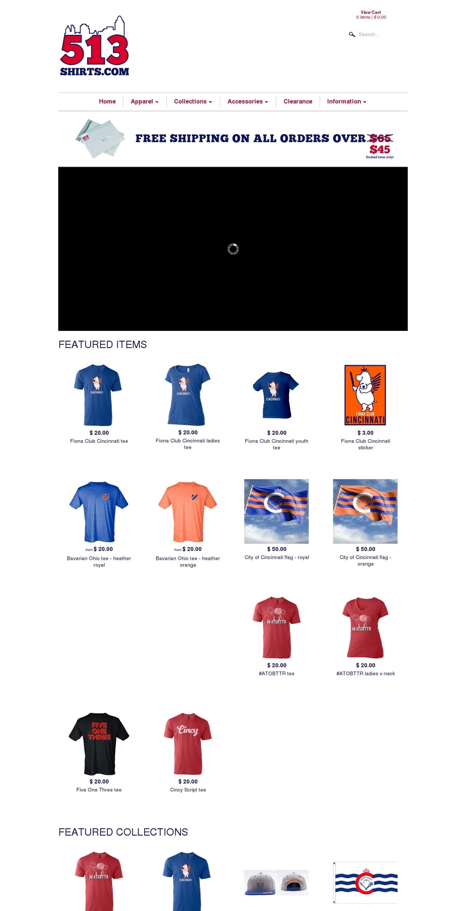qcstees.com shopify website screenshot