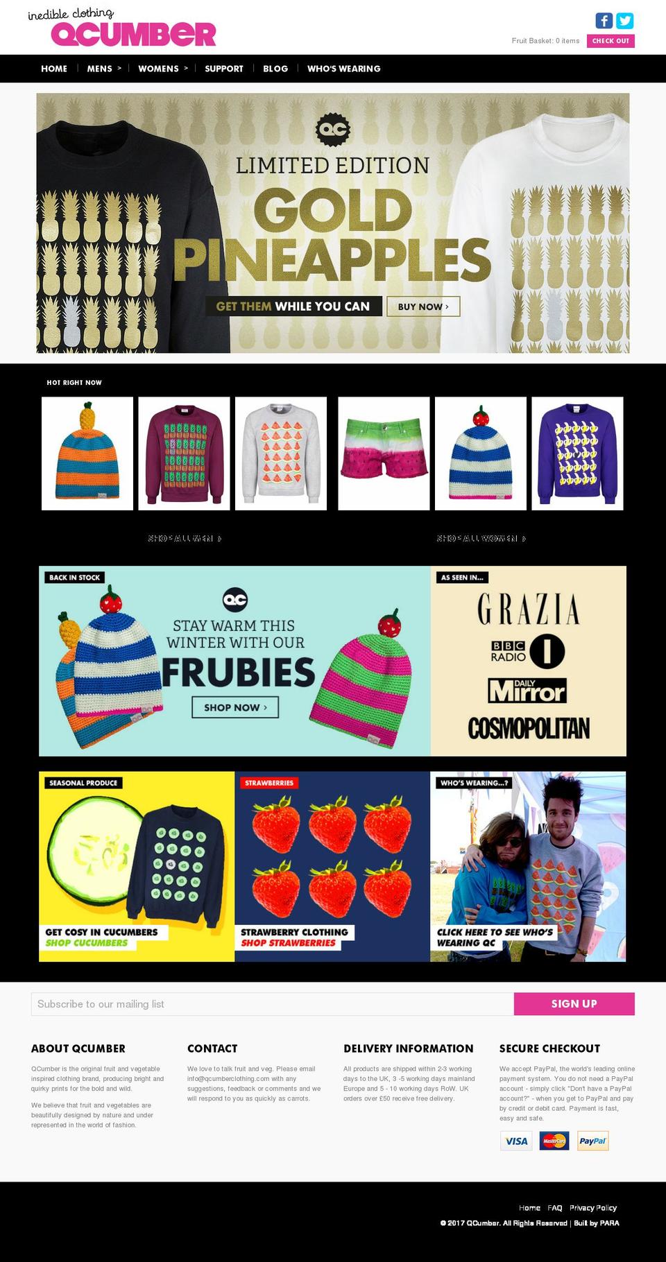 QCumber 2014 Shopify theme site example qcumberfruitiestuni.com