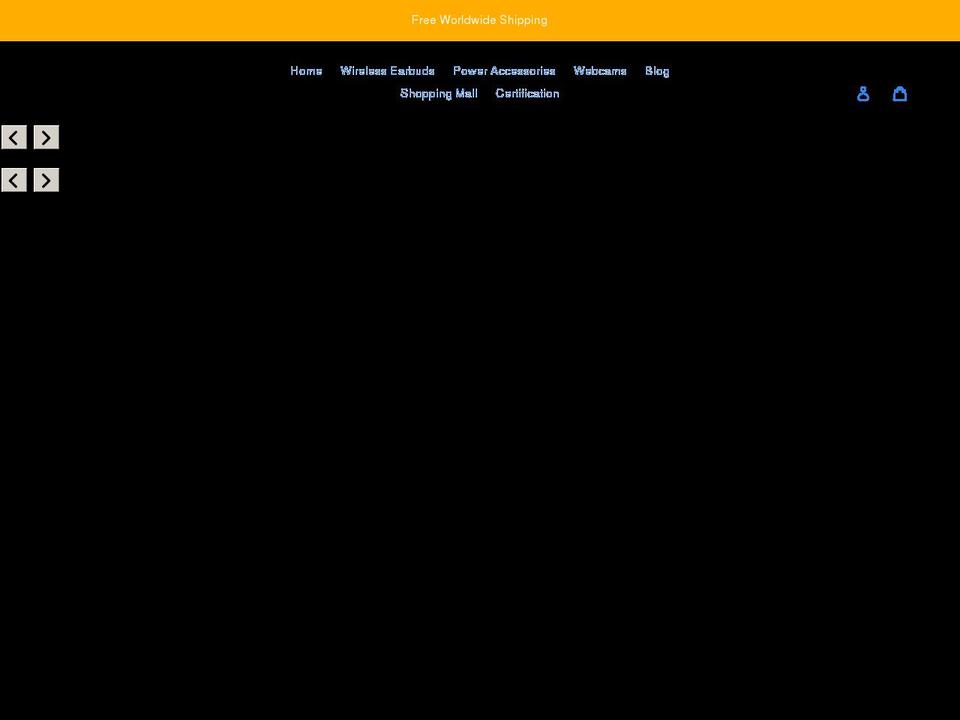 qcy.com shopify website screenshot