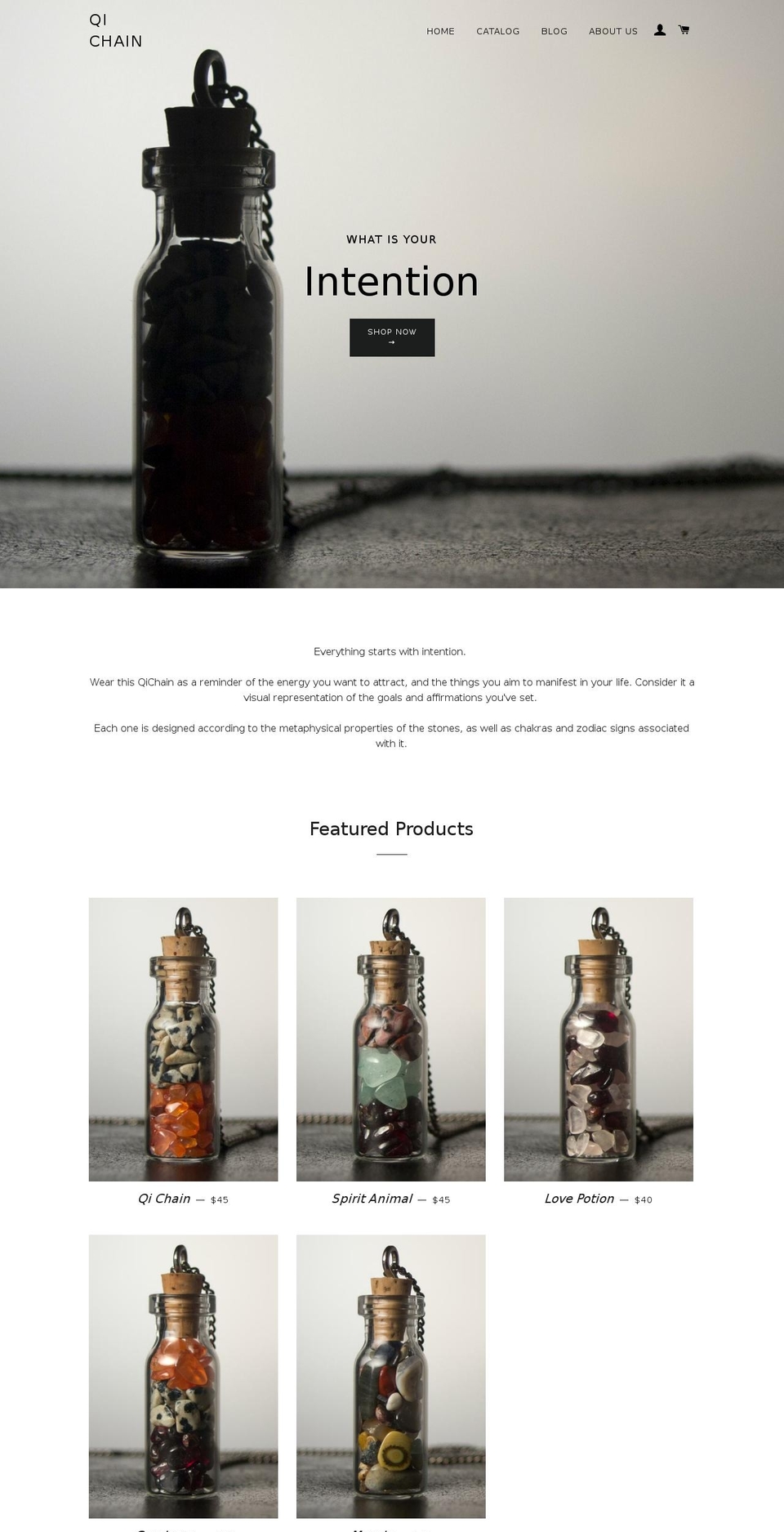 qichain.com shopify website screenshot