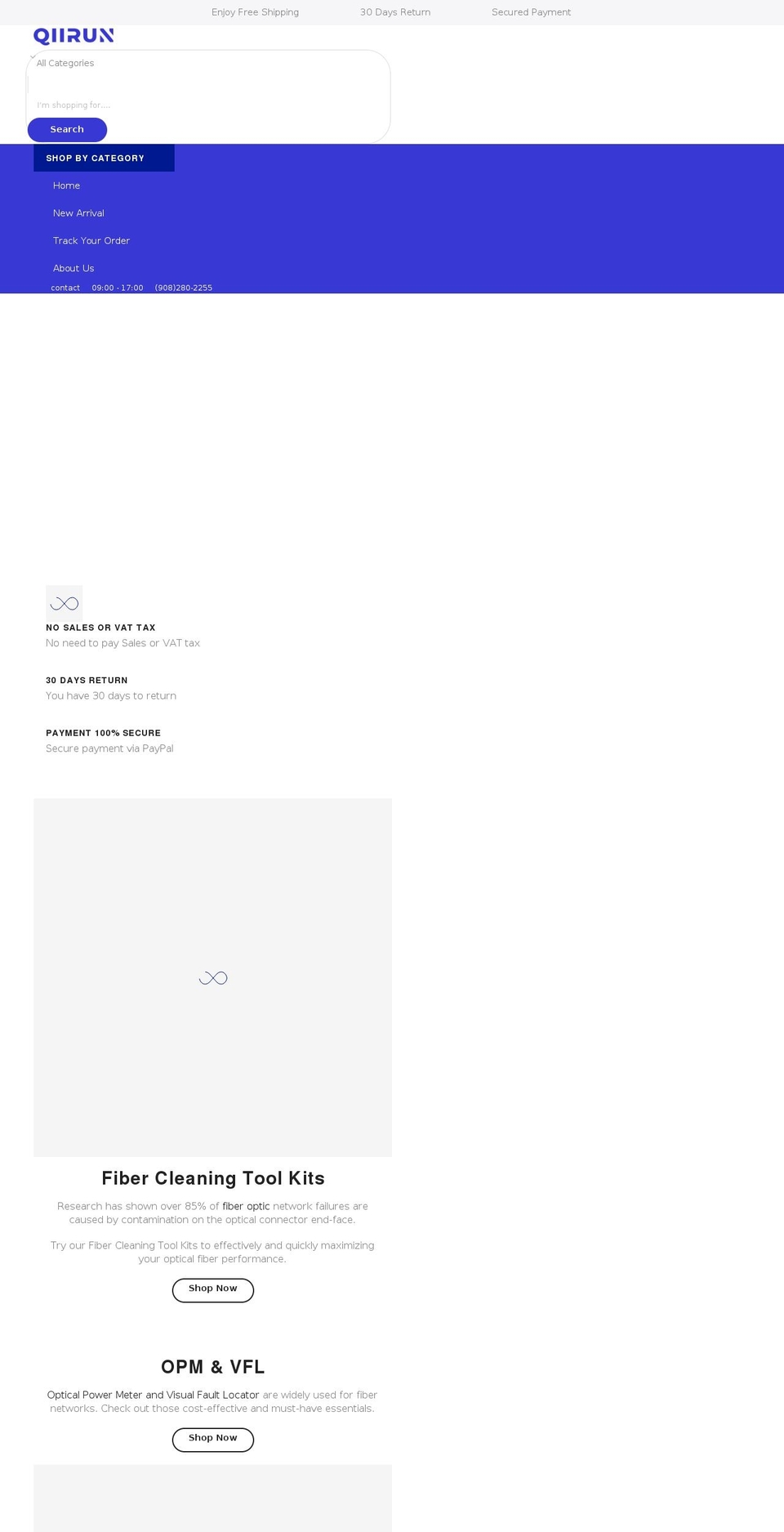 qiirunco.com shopify website screenshot