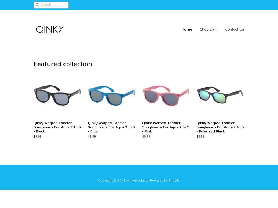 qinkyproducts.com — Shopify storefront screenshot