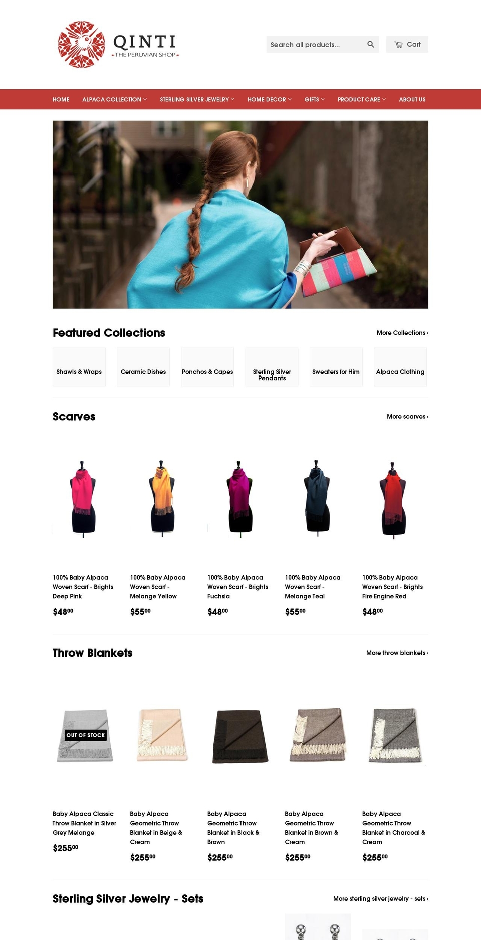 qintiperu.com shopify website screenshot