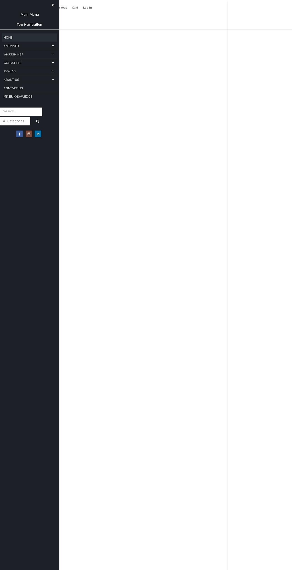 qiominer.com shopify website screenshot