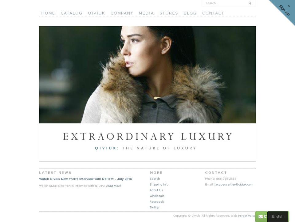 qiviuk.com shopify website screenshot