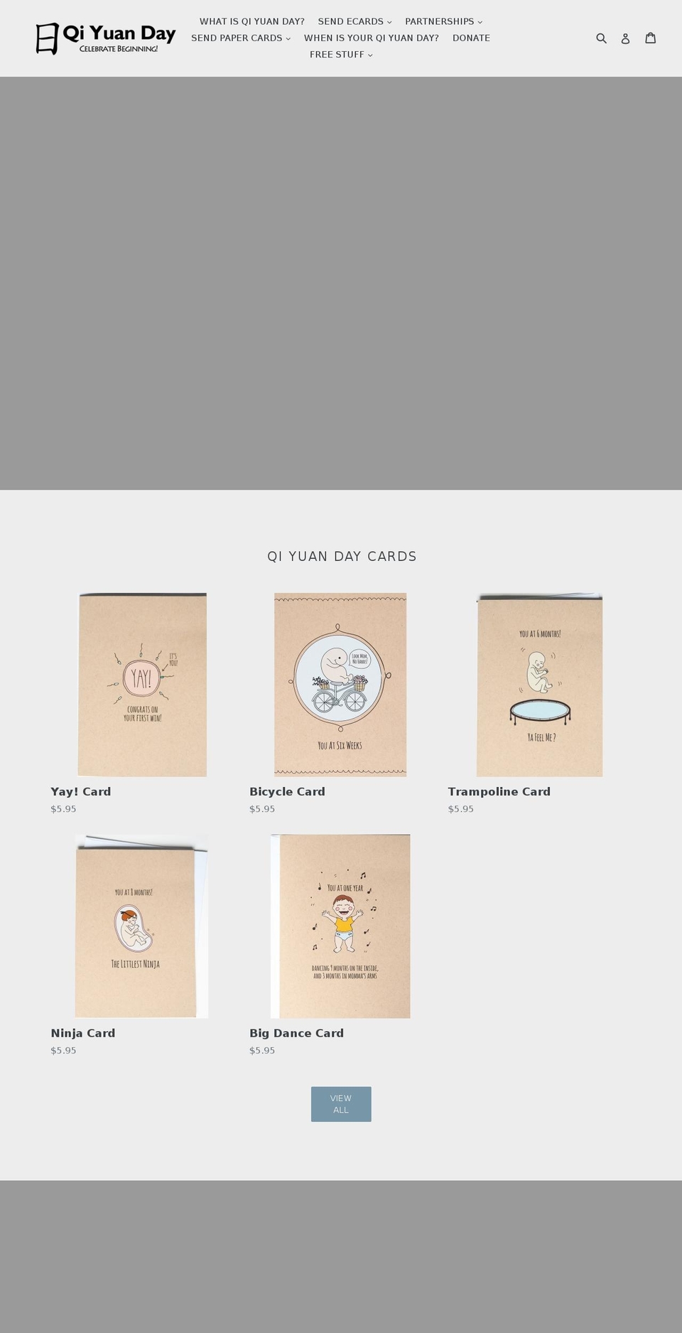qiyuanday.com — Shopify storefront screenshot