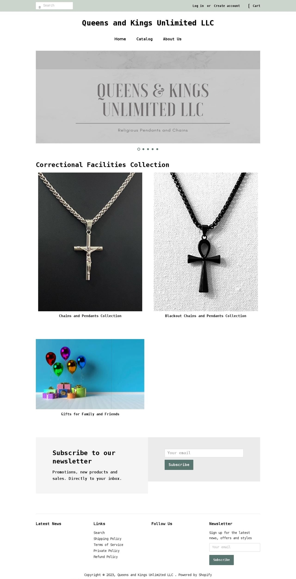 qkunlimited.com shopify website screenshot