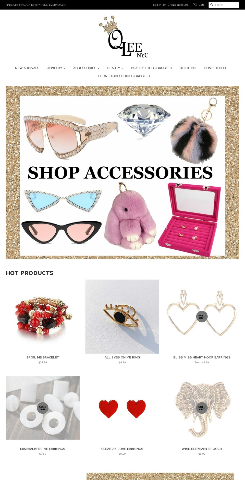 qleenyc.com — Shopify storefront screenshot