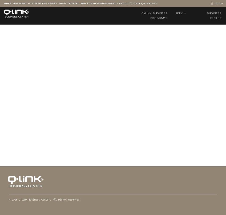 August Shopify theme site example qlinkbusiness.com