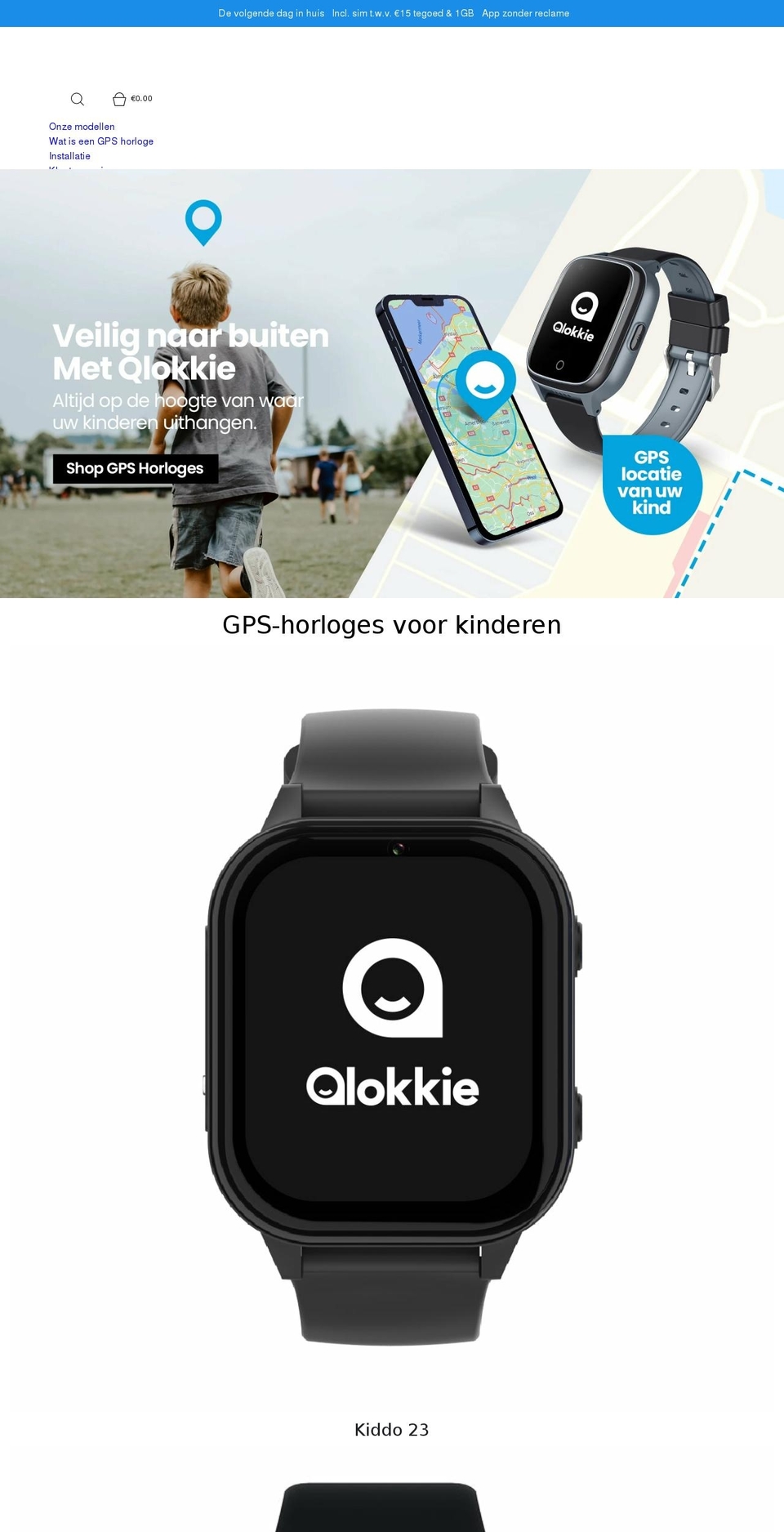 qlokkie.com shopify website screenshot