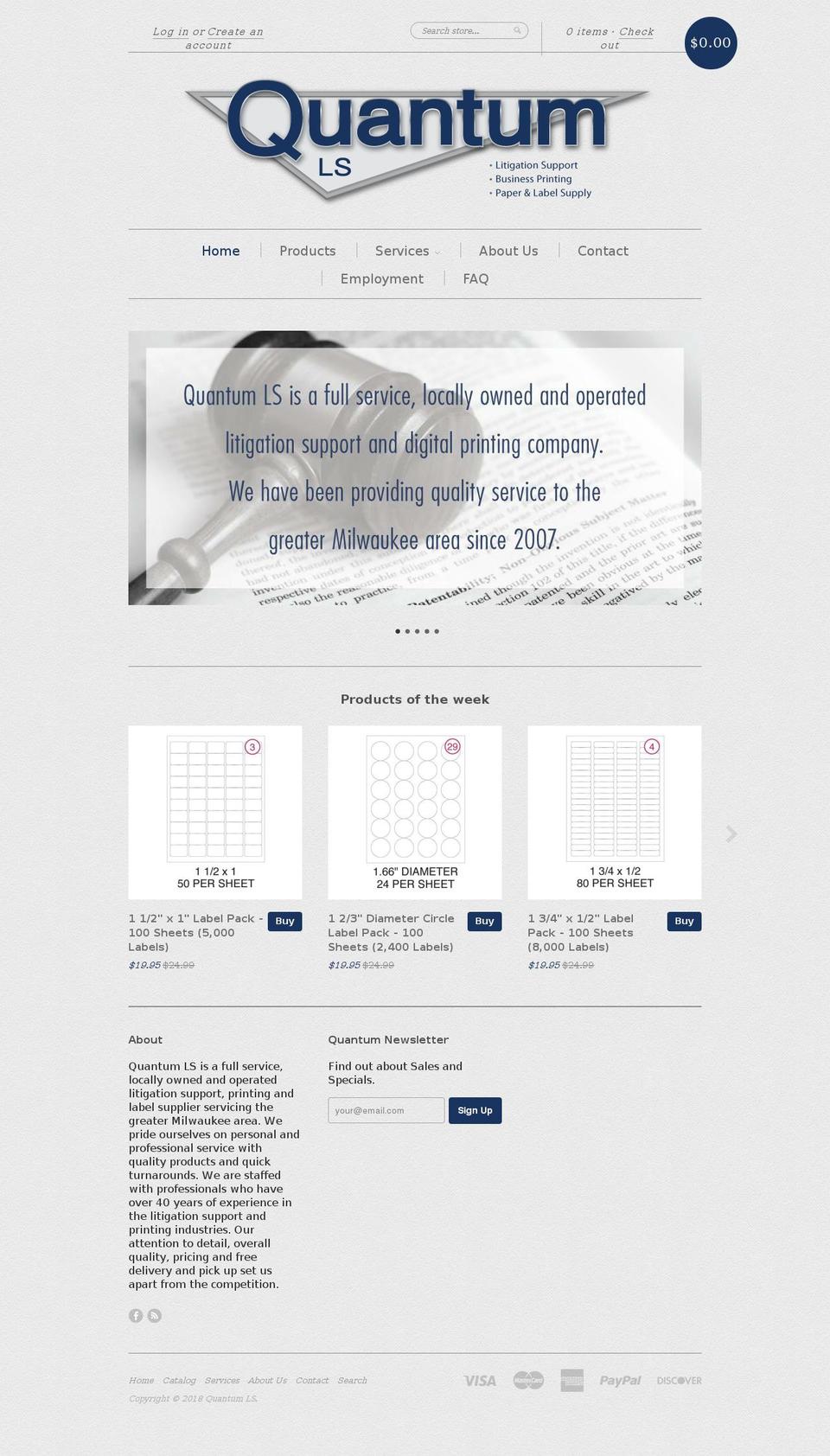 qlsnetwork.net shopify website screenshot
