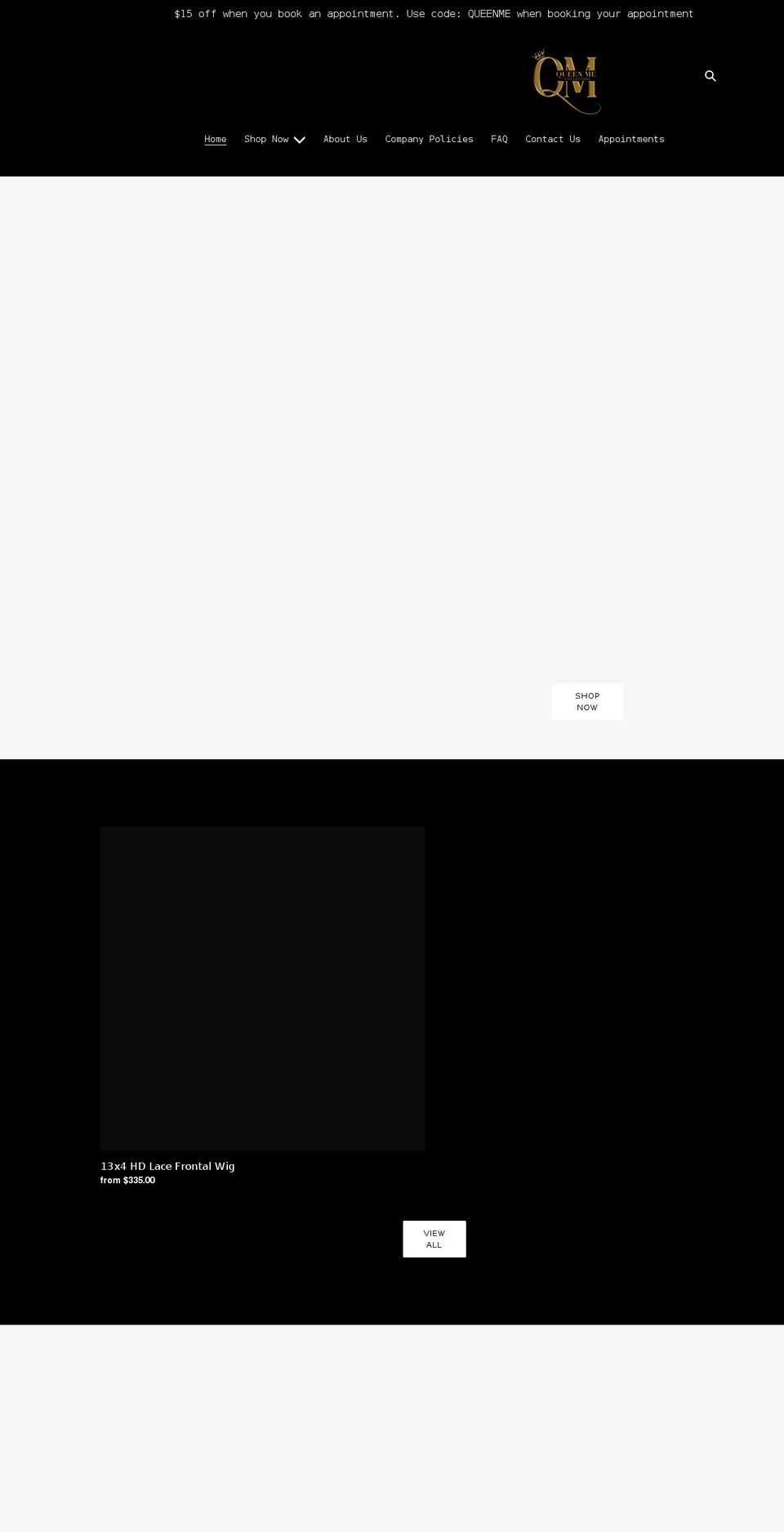 qmcollection.org shopify website screenshot