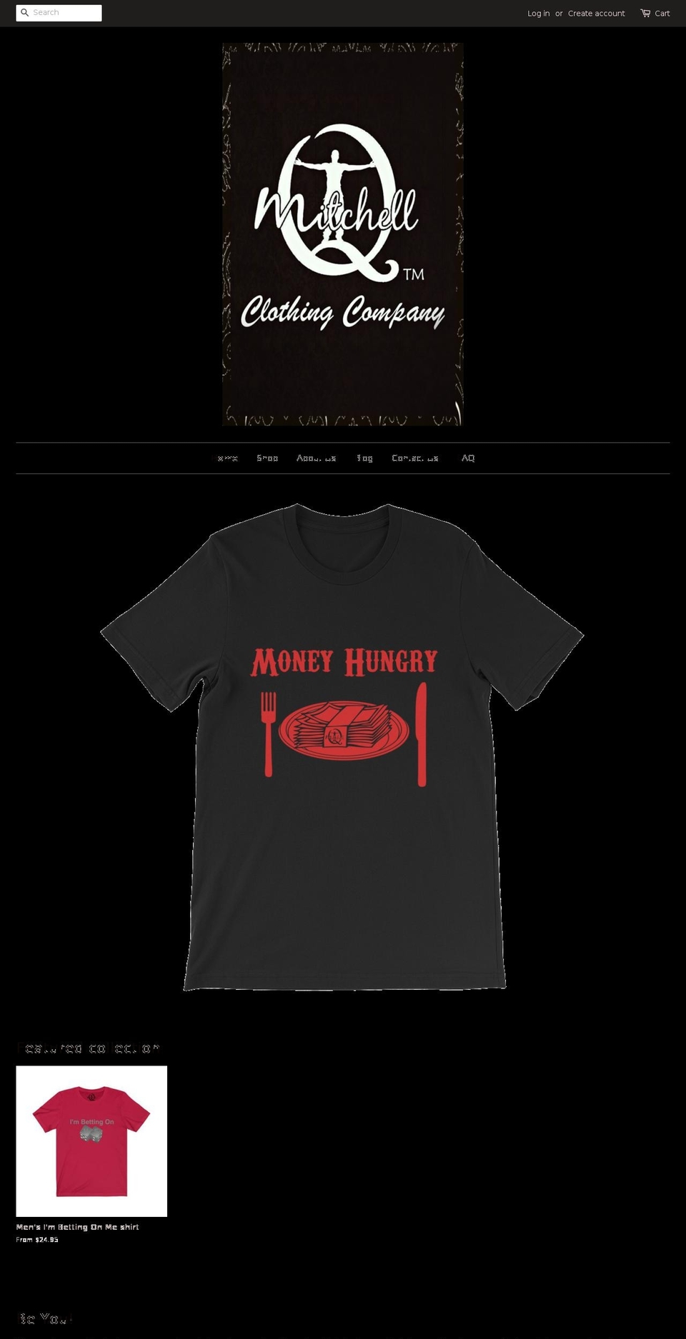 qmitchellclothing.com — Shopify storefront screenshot