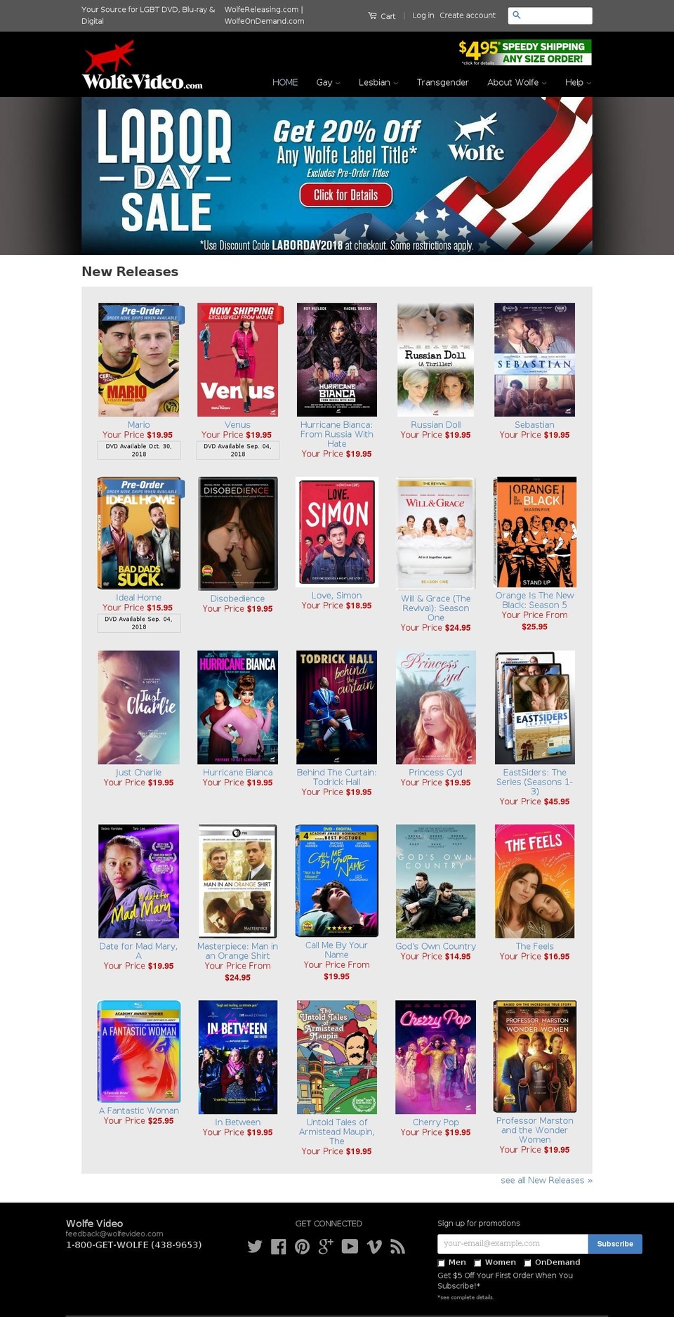 Backup of Wolfe Video Shopify (120417) Shopify theme site example qmovieblog.com