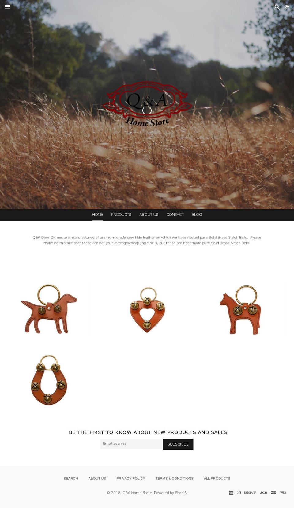 qnahomestore.com shopify website screenshot