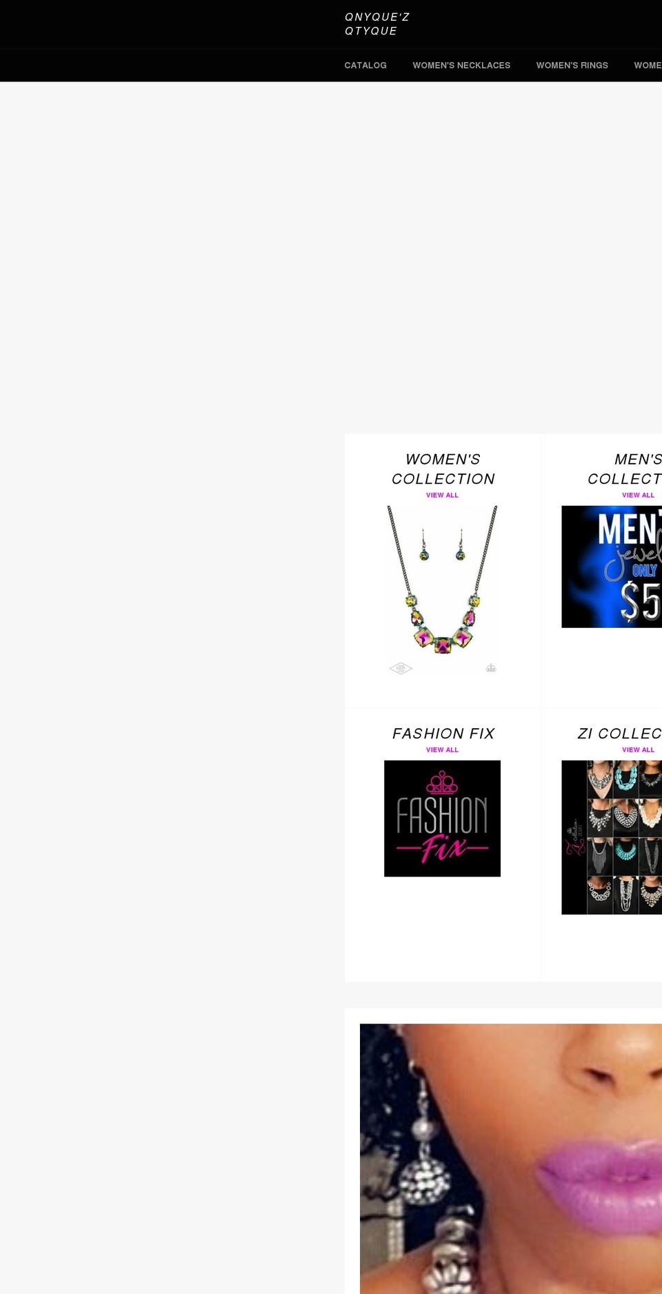 qnyquezqtyque.com shopify website screenshot