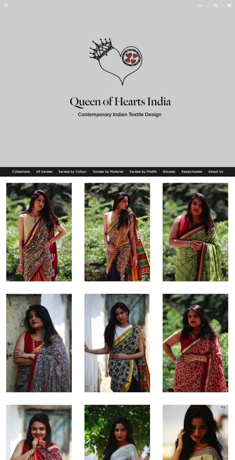 qohindia.com shopify website screenshot