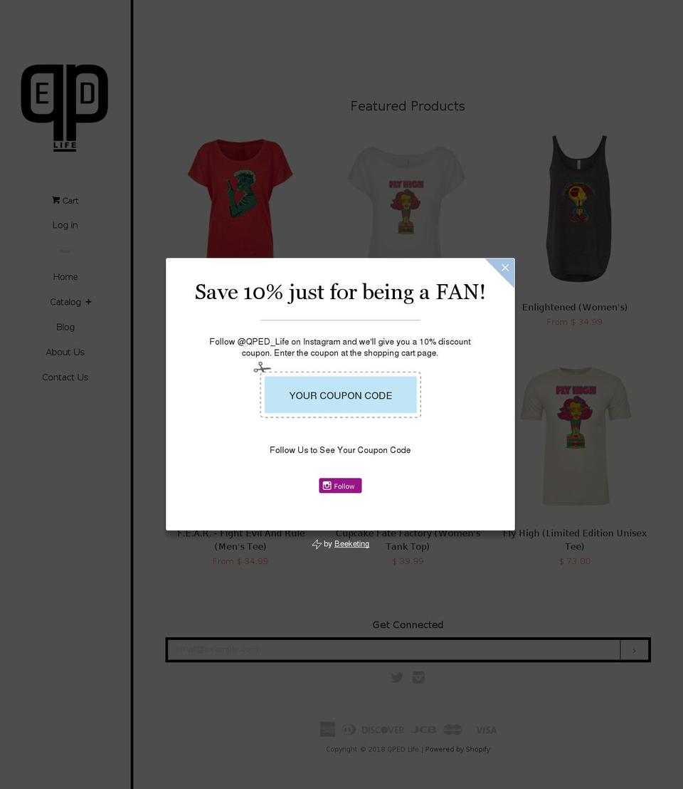 qpidlife.com — Shopify storefront screenshot