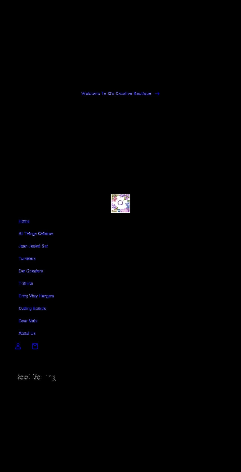 qscreativecrafts.com shopify website screenshot