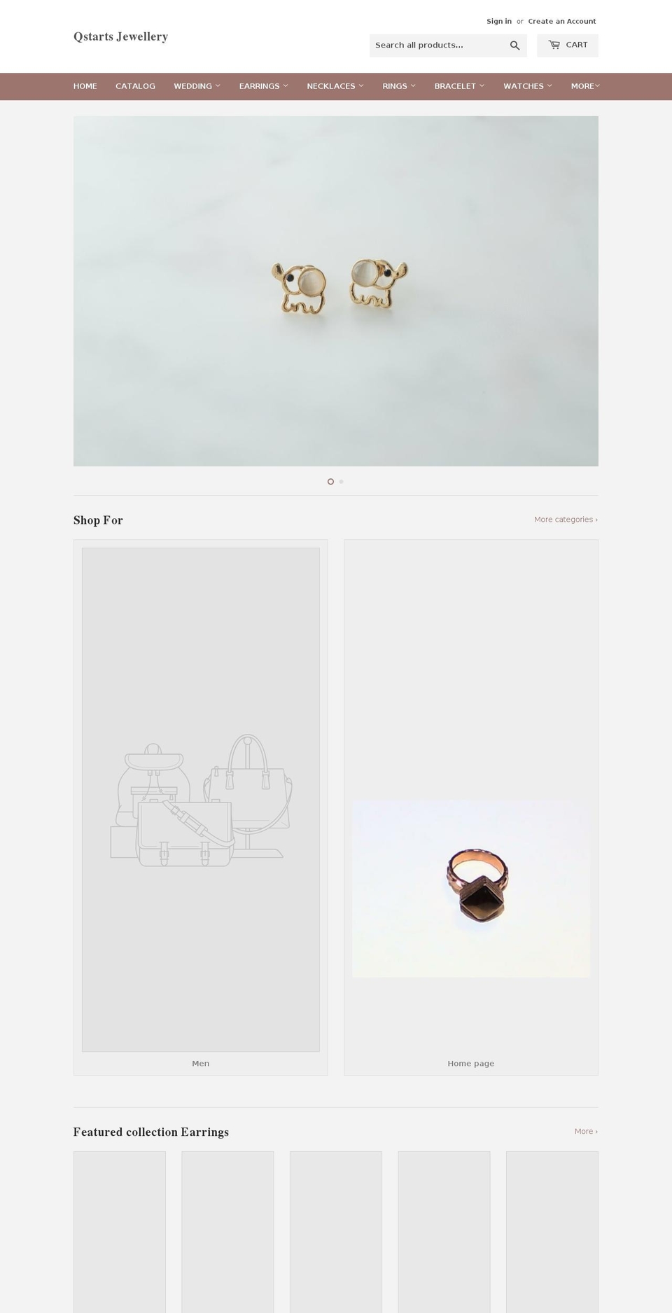 qstarts.com shopify website screenshot