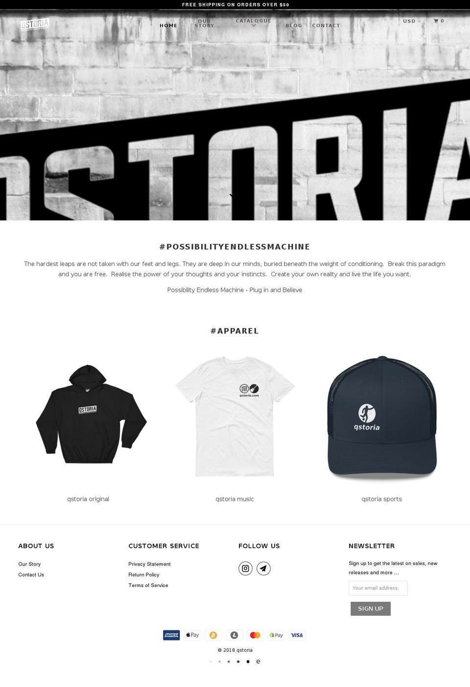 EVOLVE.hk-parallax-20170515 Shopify theme site example qstoria.com