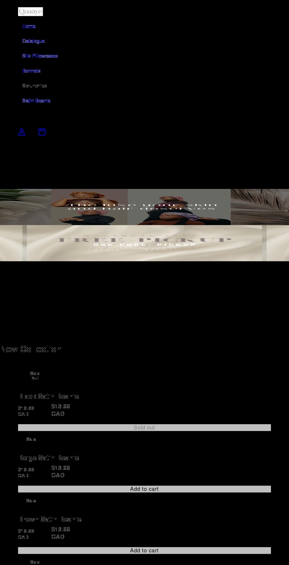 quaaye.com shopify website screenshot