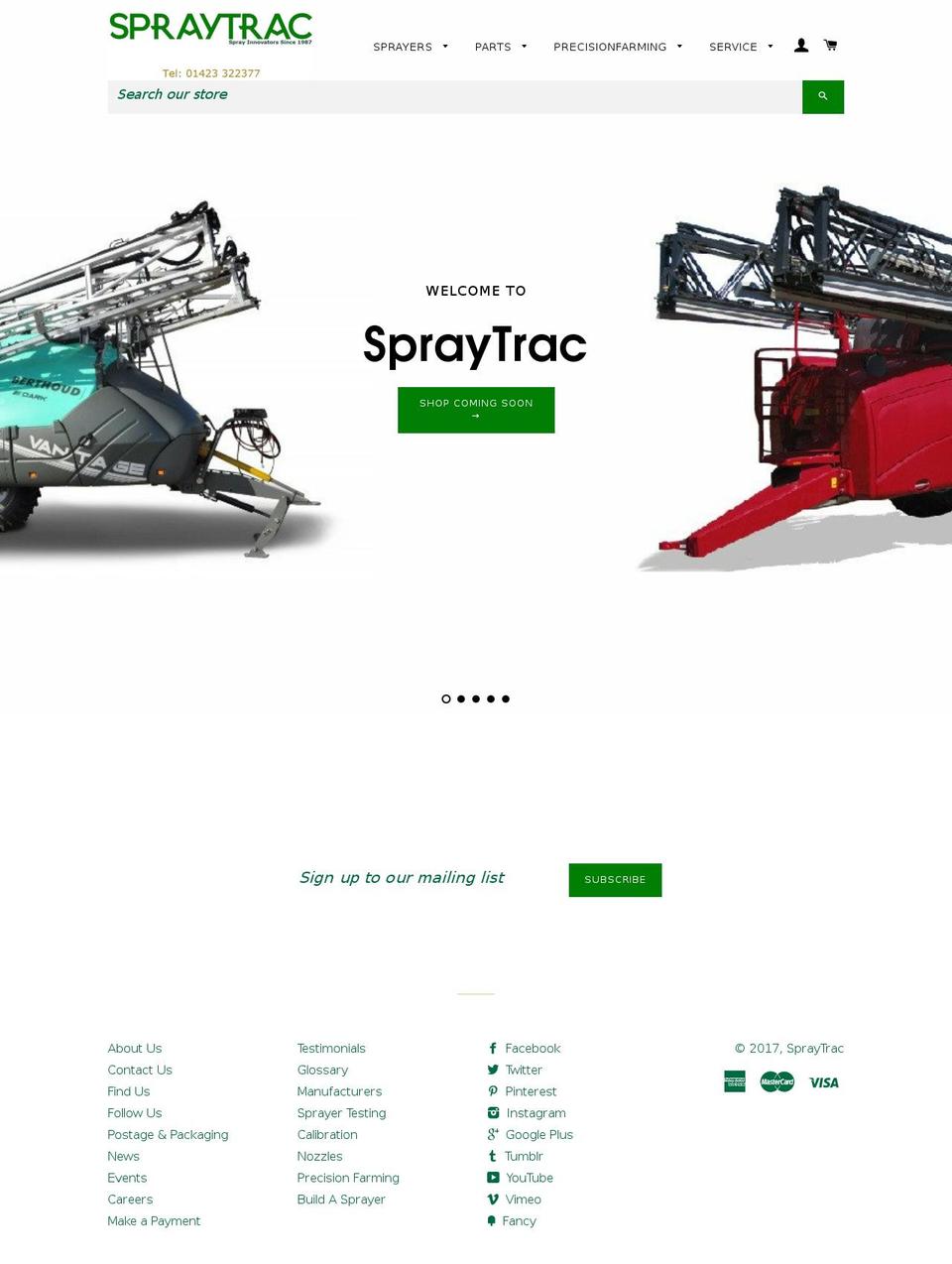 quadbikesprayer.com shopify website screenshot