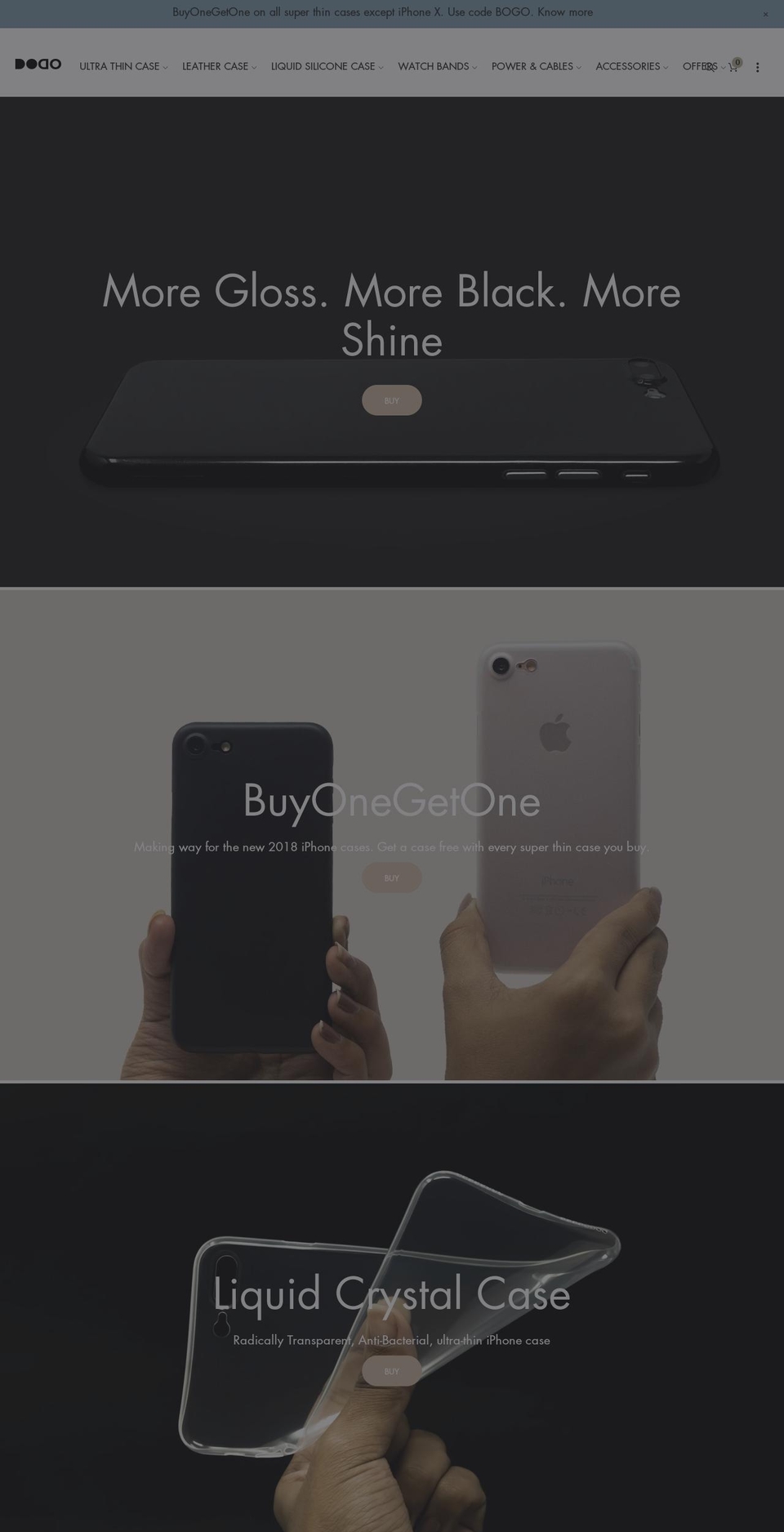 quadglass.com — Shopify storefront screenshot
