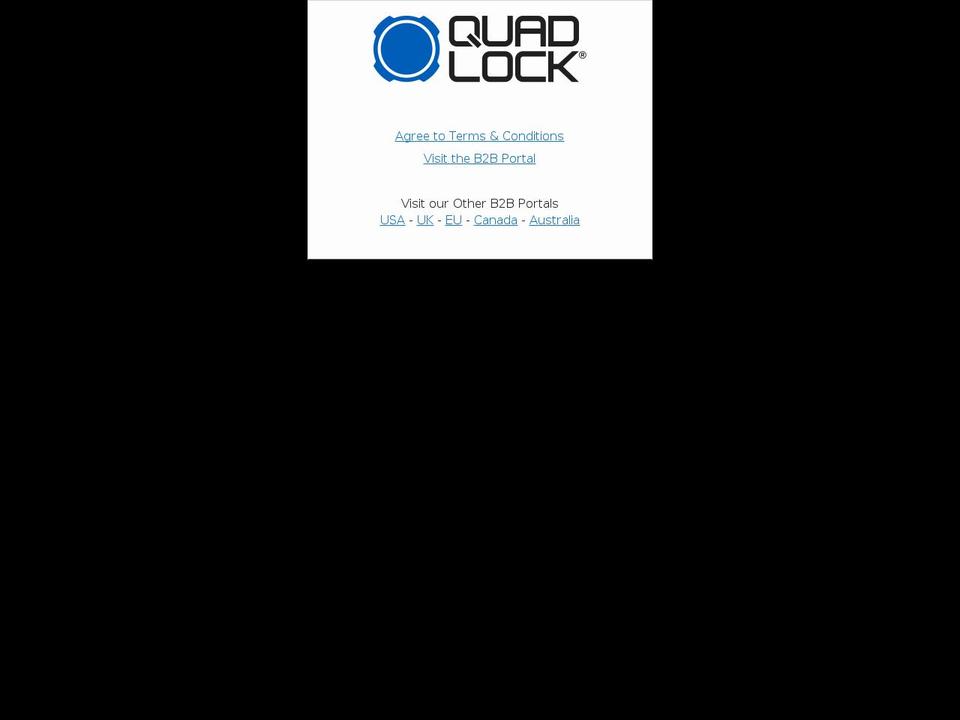 quadlockb2b-intl.com shopify website screenshot