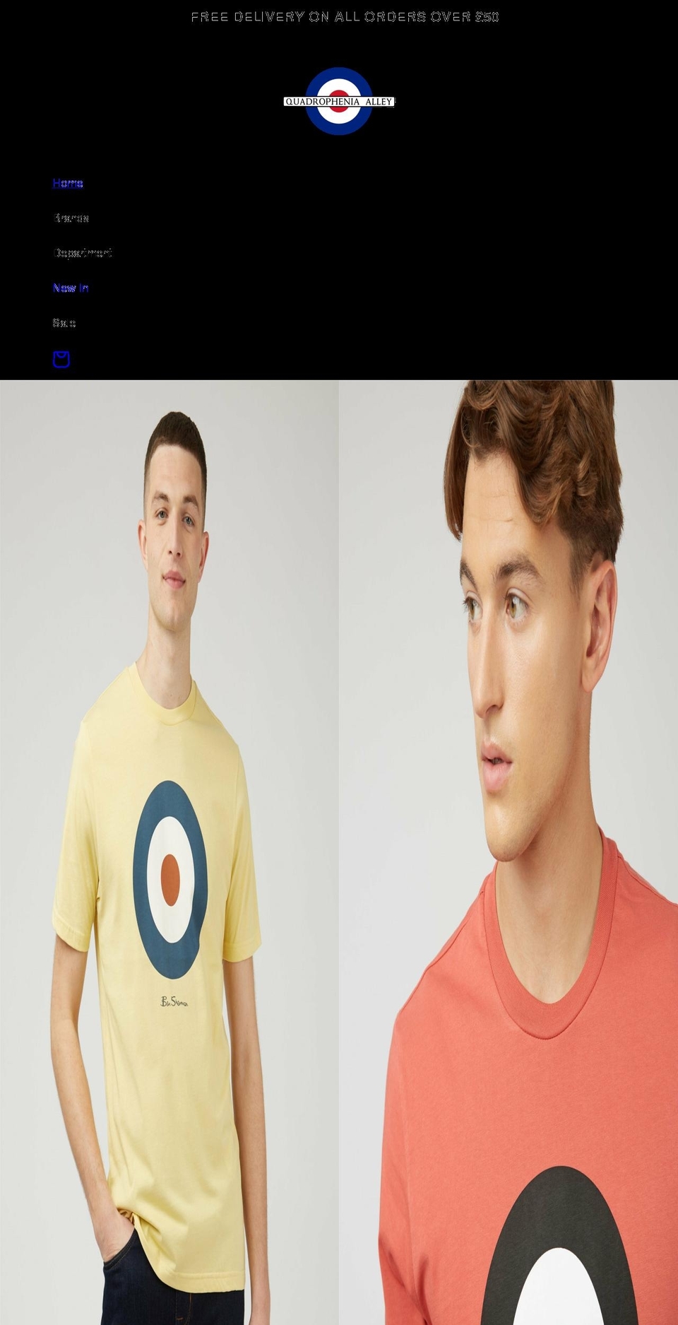 quadropheniaalley.com shopify website screenshot