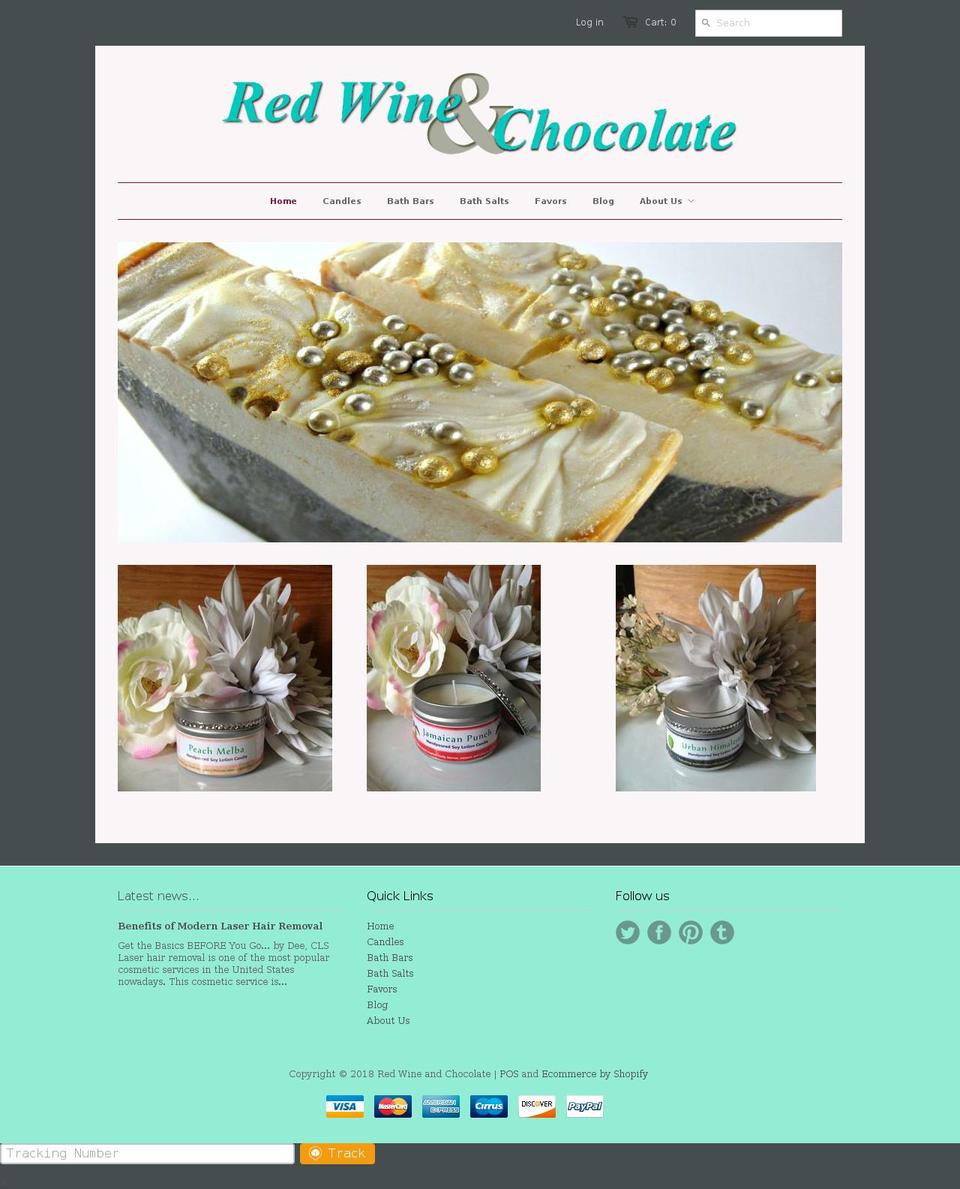 qualiacandlecompany.com — Shopify storefront screenshot