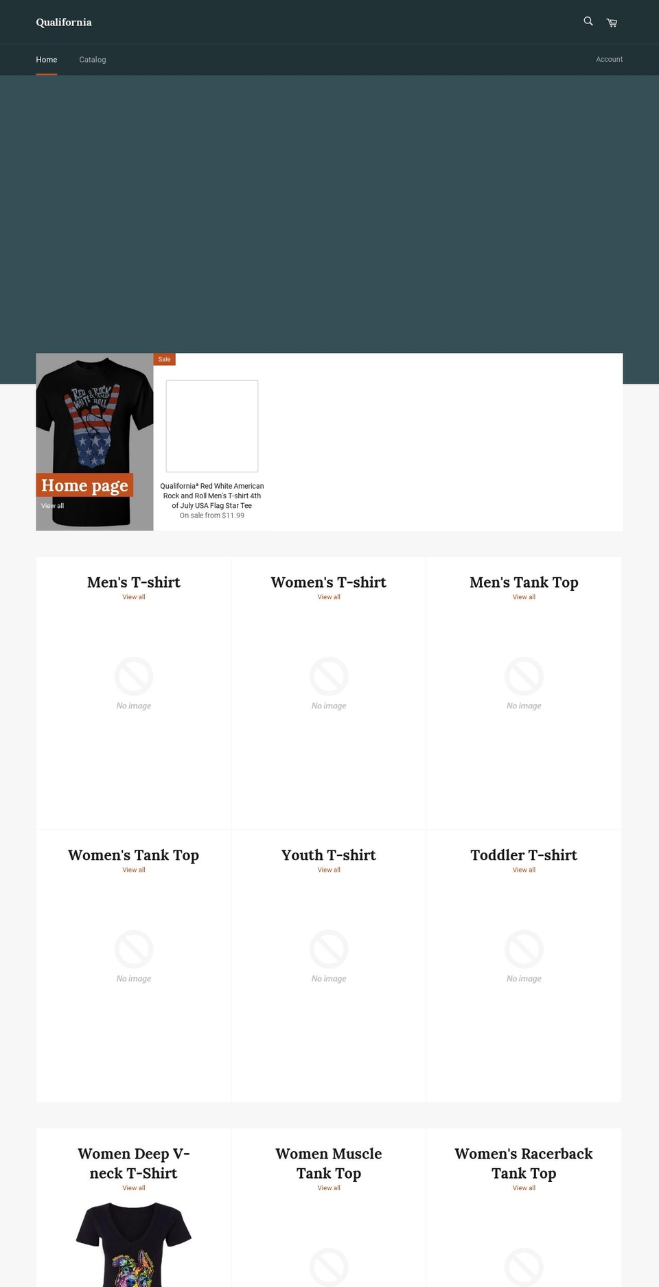 qualifornia.com shopify website screenshot
