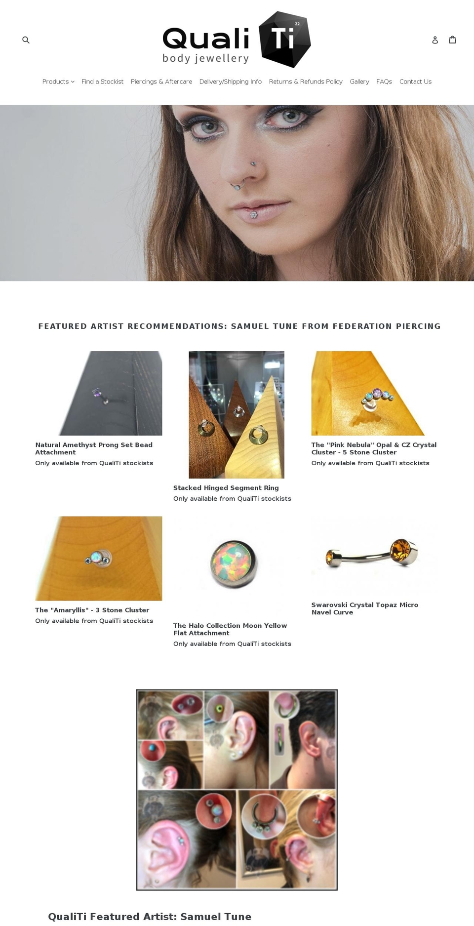 qualitijewellery.com — Shopify storefront screenshot