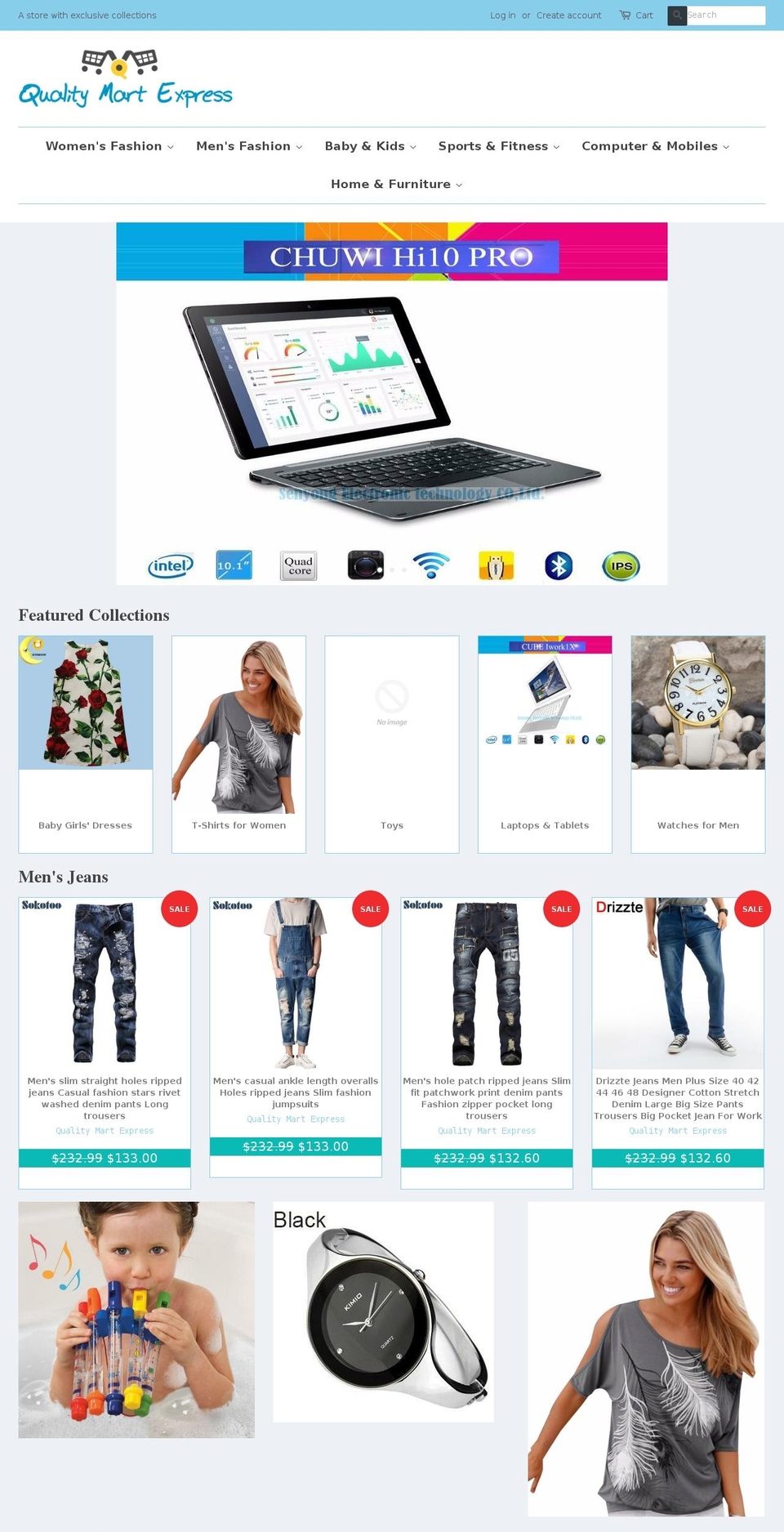 quality-mart-express.com — Shopify storefront screenshot