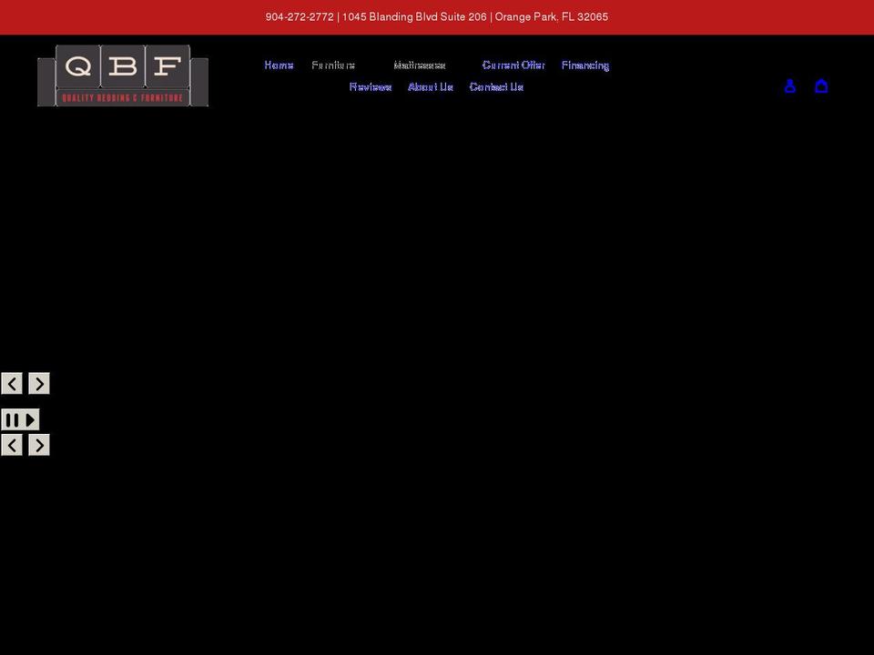 qualitybeddingfurniture.com shopify website screenshot