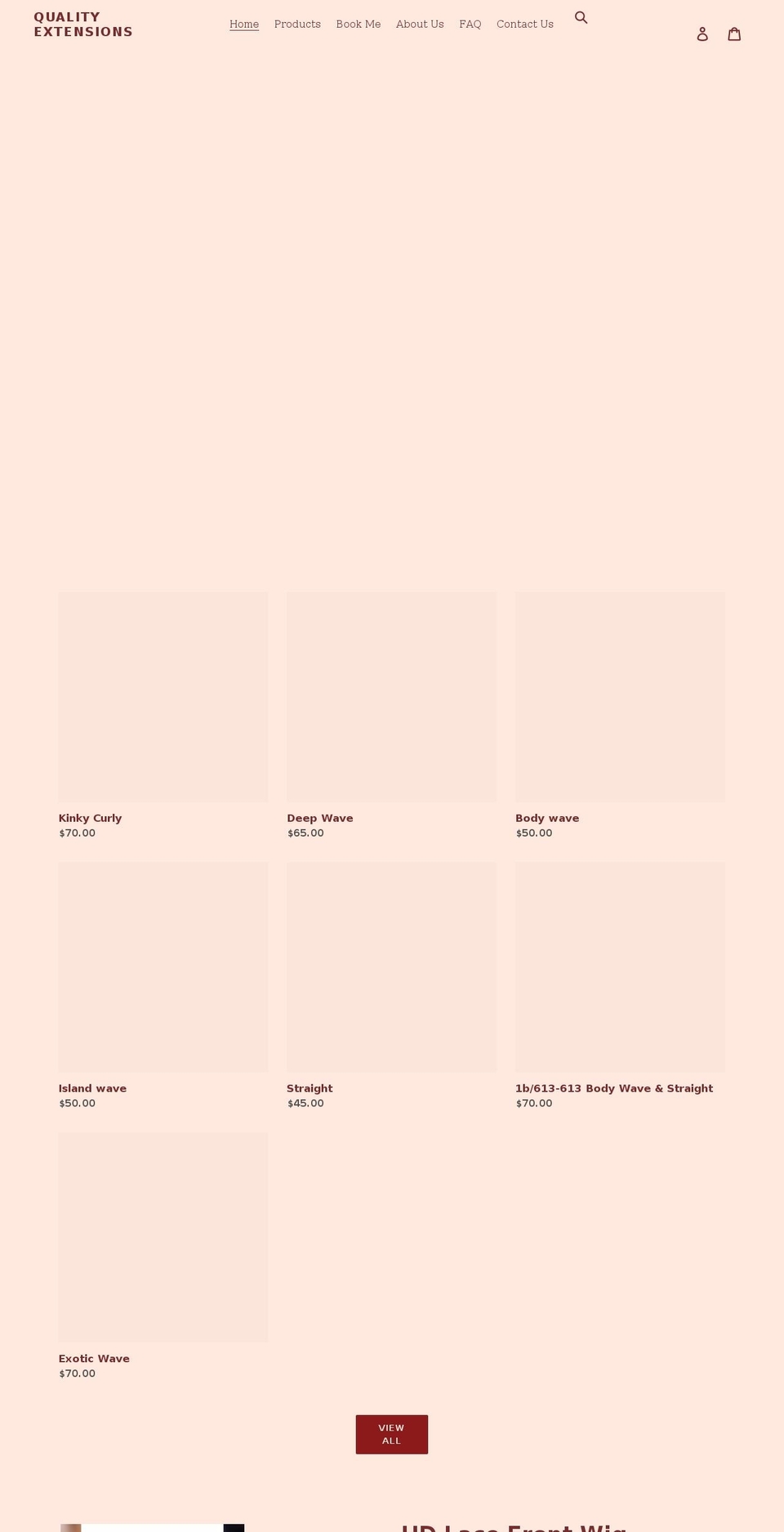 qualityextensions.net shopify website screenshot