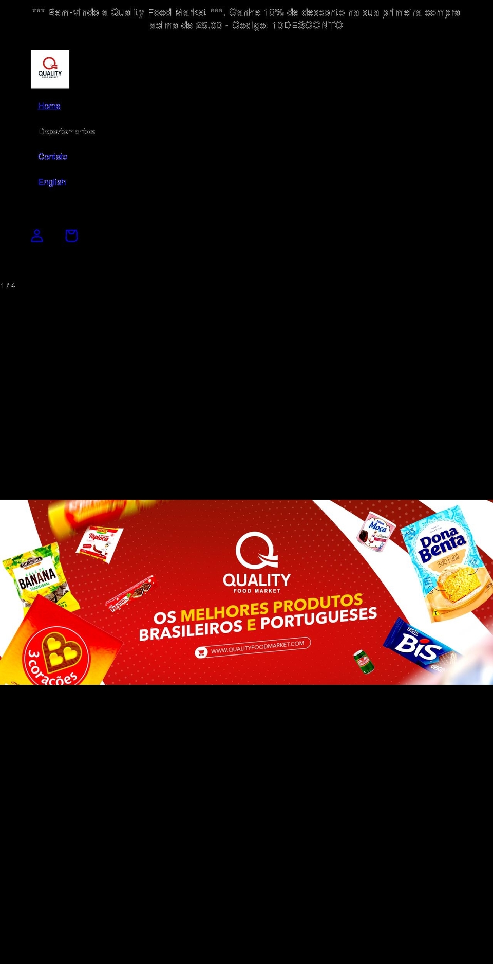 qualityfoodmarket.com shopify website screenshot