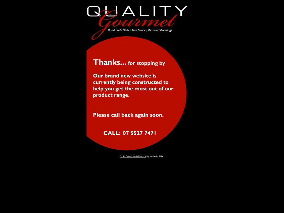 qualitygourmet.com.au shopify website screenshot