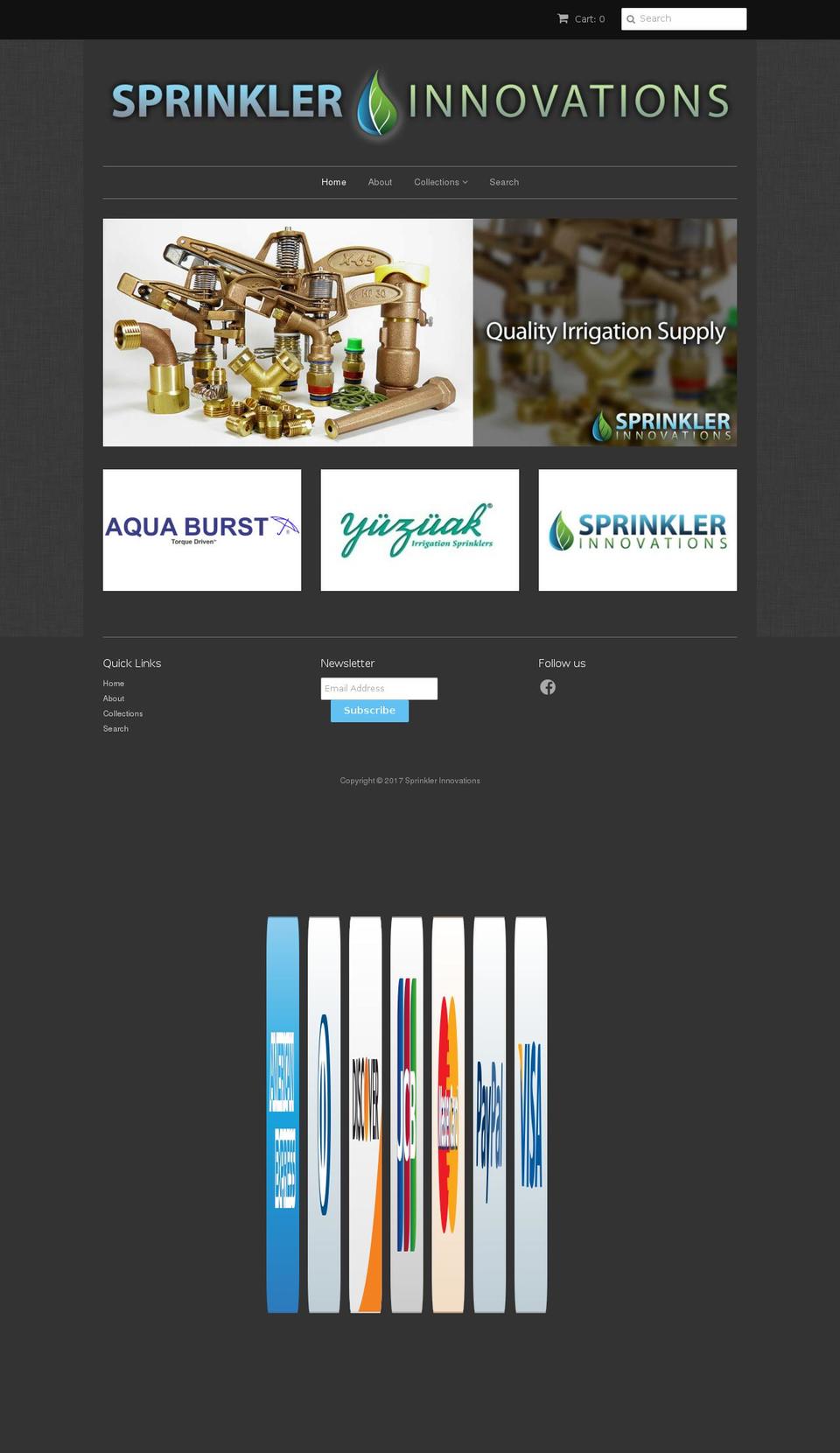 qualityirrigationsupply.com shopify website screenshot
