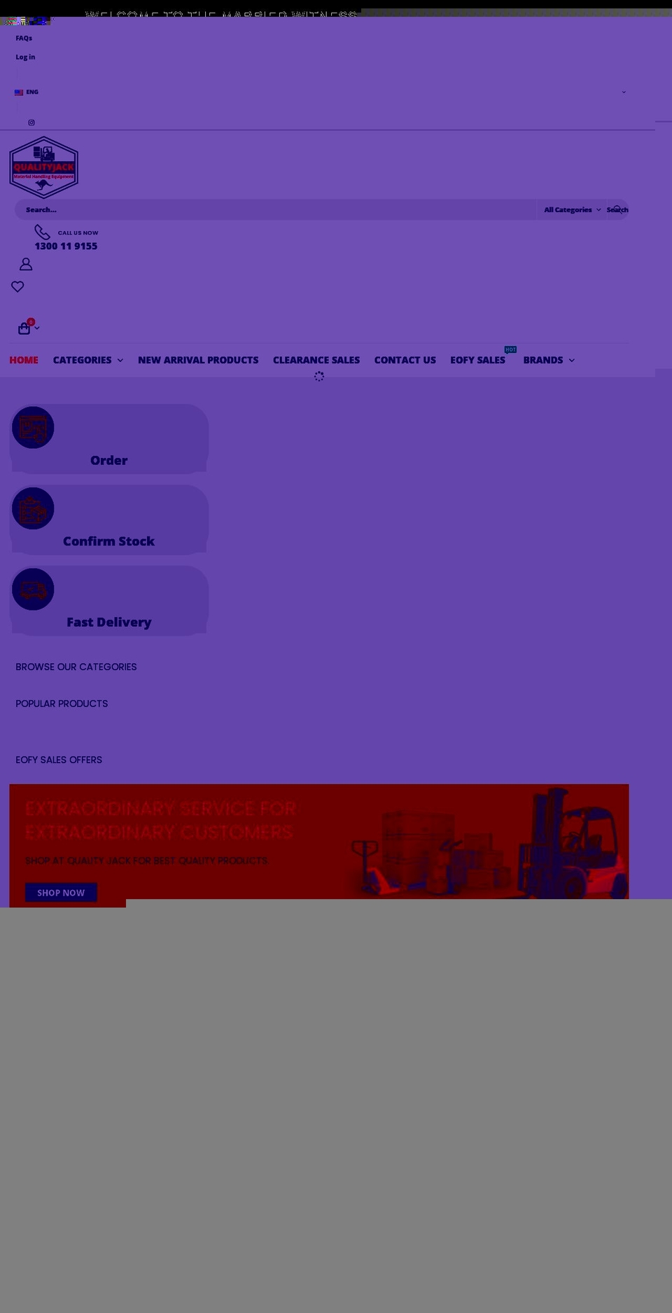 qualityjack.com.au shopify website screenshot